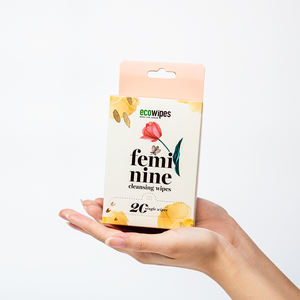 Lingettes écologiques pour l'hygiène féminine, lingettes humides, 20 lingettes, lingettes nettoyantes, douces pour la peau, jetables, soins personnels - Product Image 4
