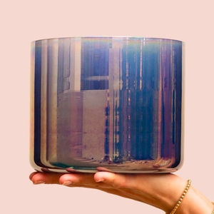 Juego de Cuencos Cantores de Cristal de Alquimia de 432 Hz, Cinco Piezas para Sanación por Sonido - Product Image 1