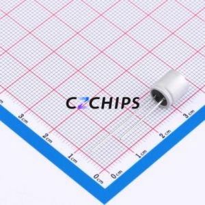 Condensador Sólido A750KK107M1EAAE040, Componente de Orificio Pasante (THT), D8xL9mm 100uF 20% 25V 225mA120Hz - Product Image 2