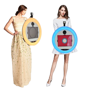 Soporte para iPad y Cámara DSLR Portátil con Flash, Alimentado por Baterí<span class=keywords><strong>a</strong></span> Móvil, Banco de Energí<span class=keywords><strong>a</strong></span>, Cable de Alimentación CC, Cabina de Fotos para iPad - Product Image 1