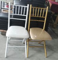 Chaise pliante Chiavari à structure métallique durable, vente en gros à prix réduit