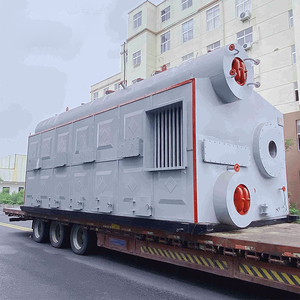 Chaudière à vapeur industrielle horizontale à double tambour à <span class=keywords><strong>condensation</strong></span> au gaz ou au mazout de la série SZS, <span class=keywords><strong>prix</strong></span> d'usine directe ZhongFei Chine - Product Image 4