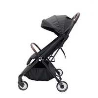 Poussette bébé pliable en alliage d'aluminium, fabriquée directement par le fabricant, inclinable et réglable en une seule touche / poussette de voyage légère, certifiée CE