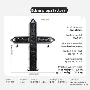 Équipement de Contrainte BDSM en Forme de Croix et Piliers pour Salle <span class=keywords><strong>d</strong></span>'Entraînement, Matériel de Torture, Jeux Érotiques, Mobilier Sexuel Hôtelier - Product Image 2