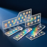 Règle en acrylique personnalisable avec impression UV pour la promotion publicitaire, la formation des entreprises et les logos des institutions