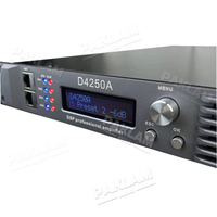 Amplificateur de puissance audio numérique 4 canaux 1U Switching Power Stage Classe D 8 Ohms 4x1800W 4 Ohms 3000W DSP Software Metal 1U Class