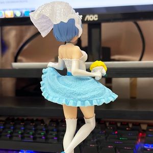 Figurine d'action en PVC de collection Rem de l'anime <span class=keywords><strong>Re</strong></span>:<span class=keywords><strong>Zero</strong></span> - Starting Life in Another World, 18 cm, cosplay - Product Image 5