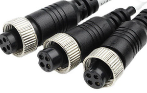 Авиационный разъем GX12 AD90MM IP67 4P, прямой, с одним гнездом, для проводного датчика, длиной один метр, высокое качество, заводской запас - Product Image 3