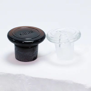 Bouteille en verre à large ouverture pour réactifs chimiques de laboratoire médical et d'apothicaire, brun ambre, 50 ml, 125 ml, 250 ml, 500 ml, avec bouchon en liège et impression sérigraphiée - Product Image 5