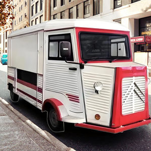 Remolque de camión de comida de entretenimiento familiar con crepé de maíz Barbe a Papa para aperitivos Hotdogs Comida rápida Asiento lateral superior - Product Image 5