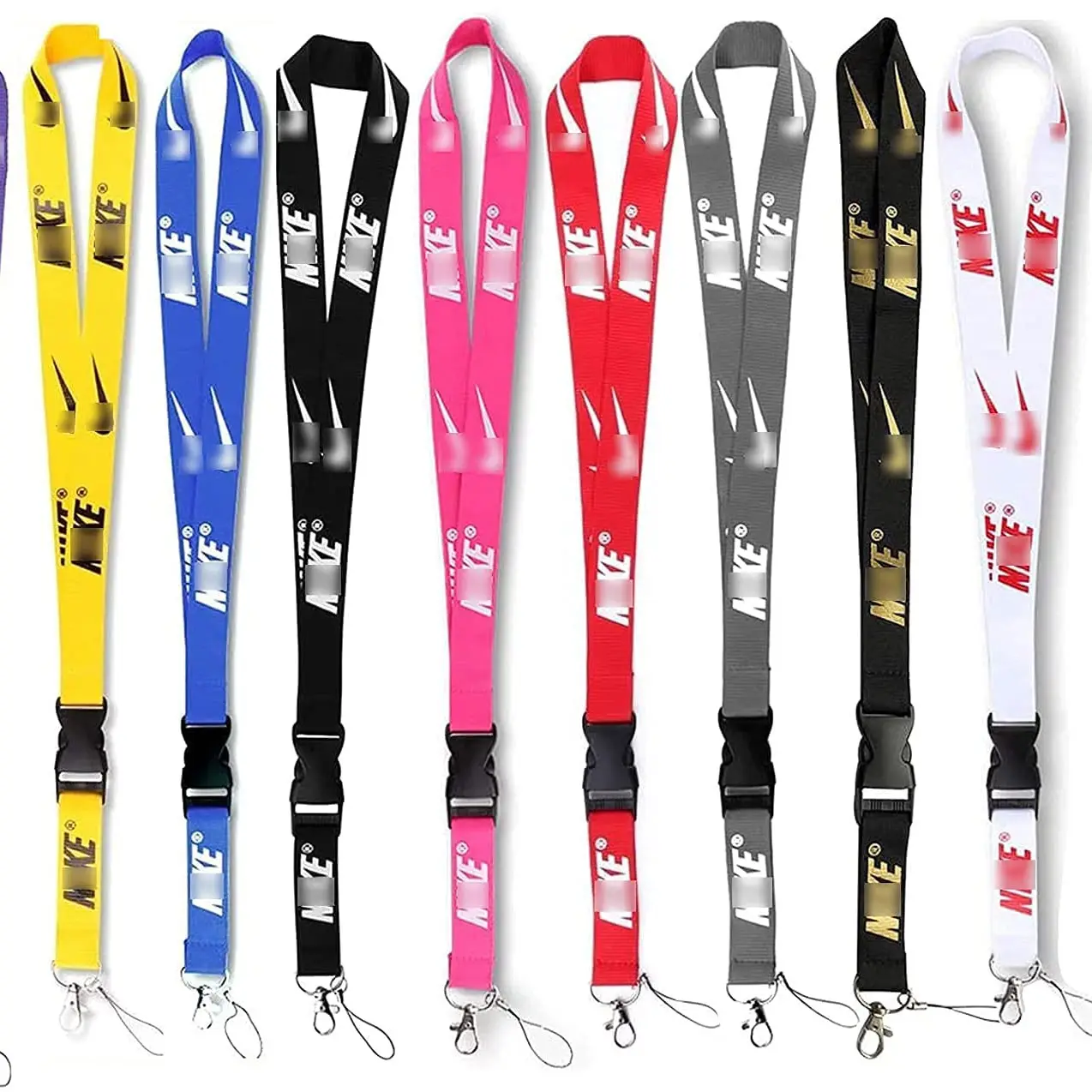 New arrival Polyester and wap custom lanyard keychain Fast Shipping Fashion n ike lanyard