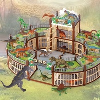 EPT 215 Piezas, Juego de Dinosaurios para Armar, Rompecabezas 3D, Modelo de Plástico para Niños