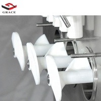 Mesin Es Krim Soft Serve 5 Rasa Grace Desktop dengan Tepung Susu & Air, Stainless Steel, Kapasitas 35-40L/jam, untuk Penggunaan Komersial