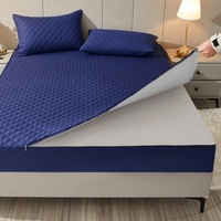 Prêt à expédier protège-matelas anti-punaises de lit à fermeture éclair Ultra doux surface en microfibre imperméable 6 côtés housse de matelas