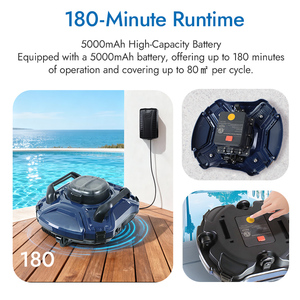 Robot Limpiador de Piscinas Automático NF15, Aspiradora Portátil <span class=keywords><strong>Recargable</strong></span> para Piscinas - Product Image 4