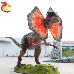 Robot dinosaurio mecatronicos dinosauri modello animatronic statua sculture a grandezza naturale per l'avventura del parco dei dinosauri