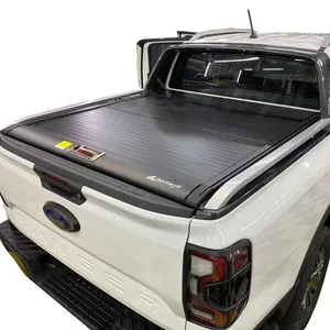 BESTWYLL – couvre-lit de camion à couverture rigide, couverture de Tonneau de voiture de Sport, couvercle de volet roulant manuel pour F81 2023 Ford Ranger Wildtrak