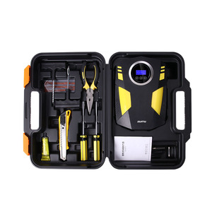 12v רכב צמיג אופניים Inflator עם מד לחץ 100 Psi חשמלי רכב אוויר משאבת קטן נייד משאבת אוויר מכוניות