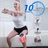Schnur lose Arthritis Schmerz linderung Elektrisch beheizter Luftdruck Vibrierendes Knie massage gerät mit Wärme-und Rotlicht therapie