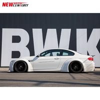 E92E93 Séparateur avant en fibre de verre de style LB modifié, élargisseurs d'ailes larges, aile arrière, adapté à la BMW M3 E92/E93 de 2008 à 2013