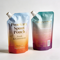 Bolsas con Boquilla para Líquidos de Grado Alimenticio, Reutilizables, 200ml 300ml, para Vino, Jugo, Leche