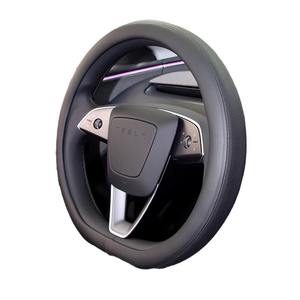 ที่หุ้มแฮนด์แฮนด์หนังแบบพิเศษสำหรับรีเฟรชรุ่น3 /y ที่หุ้มพวงมาลัยและการตกแต่งภายในสำหรับเทสลา - Product Image 2