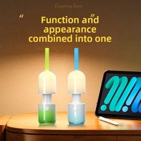 Lampe LED créative pour camping en extérieur, lampe torche portable, trois veilleuses, éclairage rechargeable longue durée, étanche IP65