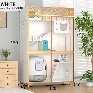 الأكثر مبيعاً سرير خشبي فاخر لفيلا القط الصلبة بتصميم عش القط - Product Image 5