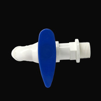 Robinet en PVC poli de type bateau à bec long, filetage mâle, pour machines à laver, 1/2" 3/4", pour raccordement transfrontalier