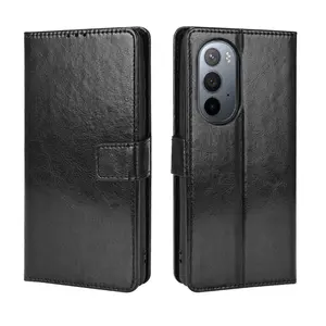 For Moto Edge X30 Wallet Case, Retro PU Leather Credit Card Holder Magnetic Stand Flip Phone Cover For Motorola Moto Edge X30
