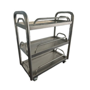 Chariot VICTORY en acier inoxydable à trois couches de haute qualité pour les voitures-restaurants, les hôtels et les restaurants - Product Image 3