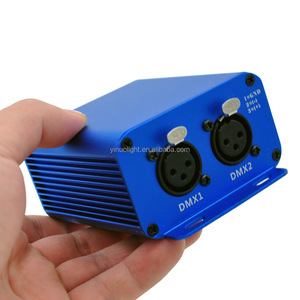Extenseur de signal <span class=keywords><strong>ArtNet</strong></span> DMX512, contrôleur d'éclairage de scène LED à 2 sorties et boîtier en plastique pour la conversion de signal d'éclairage - Product Image 6