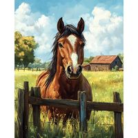 CHENISTORY Peinture par numéros pour adultes, kit de peinture à l'huile DIY, toile numérotée avec ensemble de peinture acrylique pour décoration intérieure, cadeau d'anniversaire