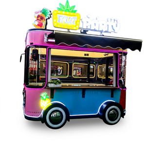 ZOWN 2026 New Electric Food Truck Fully Equipped Mobile Kitchen Customizable Street Vending Fast Food <b>Trailer</b> Coffee Ice Cream - Product Image 1
