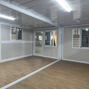 Maisons préfabriquées mobiles en conteneur pliable Bâtiment abordable de 2 étages préfabriqué Maison pliable de luxe à assemblage rapide avec toilettes - Product Image 2