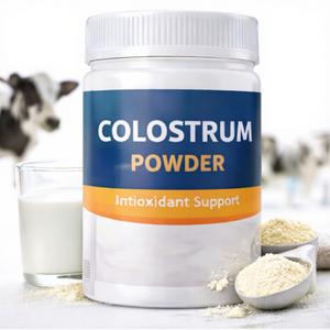 אבקת קולוסטרום OEM תמיכה טבעית לחיסון ומערכת העיכול עם תכונות נוגדות חמצון לאיזון בריאות יומיומי - Product Image 1