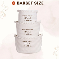 Nom personnalisé panier de pépinière moderne corde de coton cadeau de rangement pour nouveau-né bébé personnalisé forme de cercle pour la douche