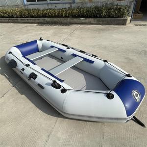 Kayak de pêche gonflable Solar Marine pour 4 personnes, 8,8 pieds, bateaux en caoutchouc, 3 couches de PVC, embarcation nautique, canoë à rames, capacité de charge de 200 livres - Product Image 3