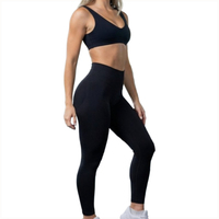 Ensemble de vêtements de sport pour femmes, logo personnalisé du fabricant, OEM, nouvelle collection, vêtements de sport pour femmes, taille haute, 2 pièces, vêtements de yoga actifs pour femmes