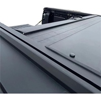 Couverture de benne de camionnette manuelle rétractable rigide en aluminium compatible avec Sierra 2019-2025
