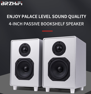 BRZHIFI <span class=keywords><strong>DS4</strong></span> maison tenir haut-parleur passif HiFi alliage d'aluminium ordinateur bureau maison tenir petit audio - Product Image 3