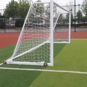 Tiang Penyangga Sepak Bola 5-A Portabel, Gawang Pintu Sepak Bola Jaring Aluminium Aloi Futsal