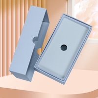Boîte d'emballage universelle pour téléphone portable avec couvercle et base, support interne, peut être chargée avec un chargeur, en stock