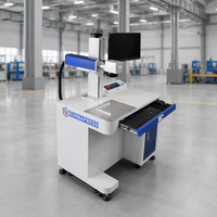 Machine de marquage laser à fibre 50W, refroidissement par air, nouvelle génération, haute précision, vitesse rapide pour métal, acier, bijoux