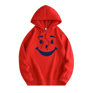 Vente en gros de sweats à capuche unisexes en coton et polyester, surdimensionnés, épais, streetwear, lourds, hiver, broderie 3D - Product Image 3