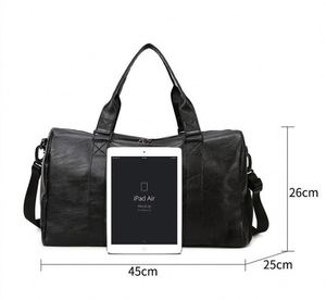 Factory Custom logo Large Capacity Duffel <b>Bag</b> Waterproof PU Leather Shoulder Travel Gym <b>Bag</b> <b>Outdoor</b> Dry Yoga <b>Sport</b> Fitness <b>Bag</b> - Product Image 2