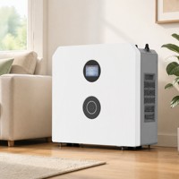 Batterie LiFePO4 51,2 V 600 Ah 30,72 kWh, système de stockage d'énergie domestique, écran tactile, surveillance par application, communication CAN, certifiée CE