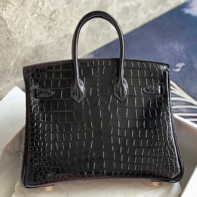 bags womens designer handbags famous brands Crocodile embossed cow leather ladies hand bags handbags for women luxury