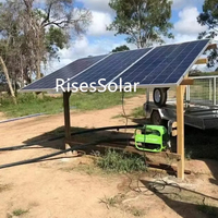 Pompa air tenaga surya untuk penggunaan rumah dan pertanian 1HP mesin pompa air tenaga surya 750W pompa irigasi air tenaga surya