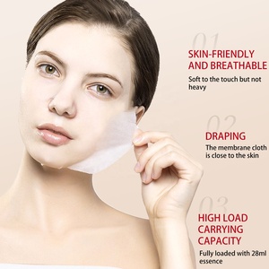 Masque facial actif à la perle de nid d'oiseau OEM, soin intensif hydratant avec acides aminés et collagène pour tous les types de peau, masque en feuille pour le visage - Product Image 2